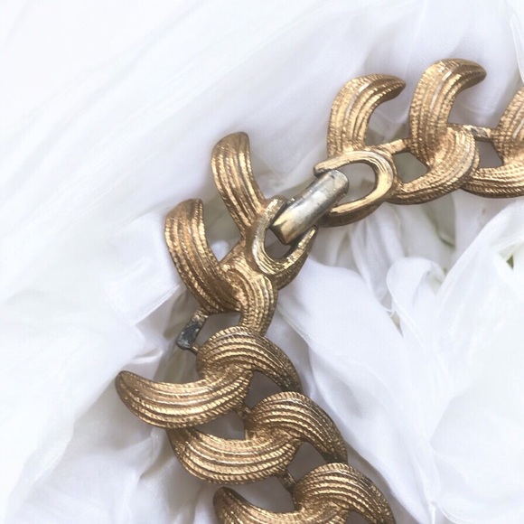 BOGO Monet Ridged Collar Necklace Choker *Read* - Picture 3 of 6